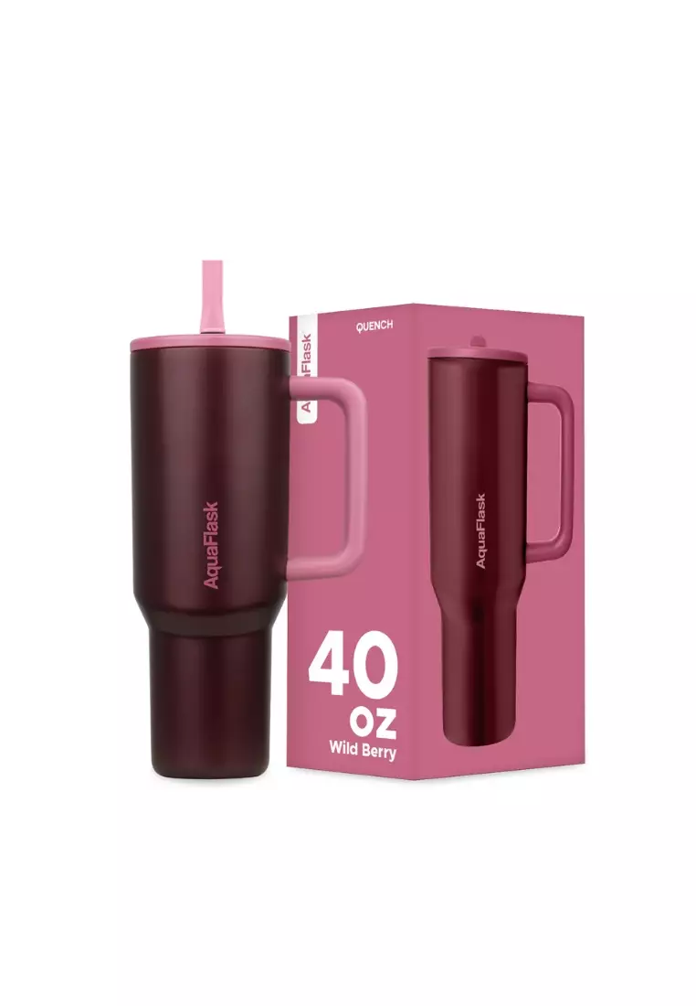60% OFF 40oz Wild Berry Quench Collection Stainless Steel Water Bottle
