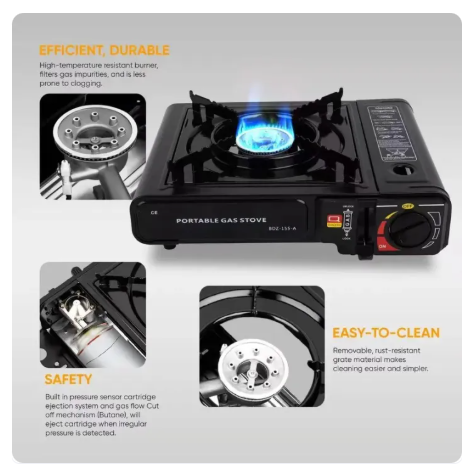 78% OFF Portable Multifunctional Gas Stove Hiking Picnic Gathering Cassette Stove