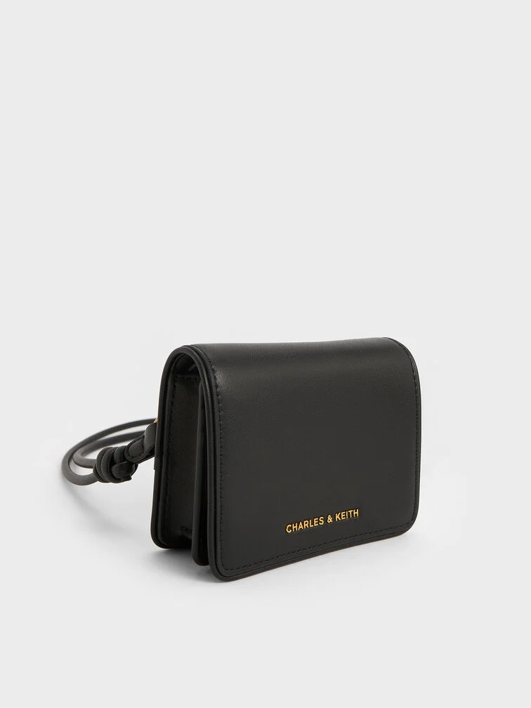 30% OFF Lyla Knotted-Strap Wallet - Black