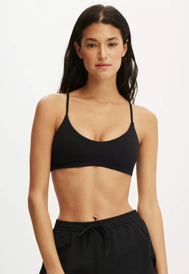 62% OFF Ultra Soft Scoop V Crop Bra