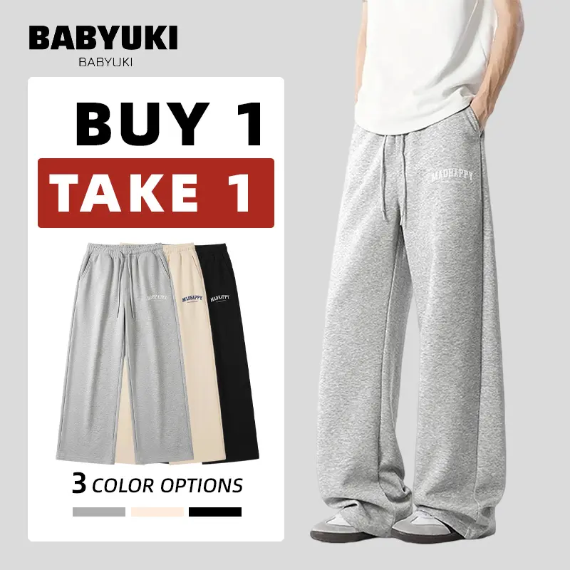 65% OFF BU BUY1 TAKE1 Men's Casual Wide Leg Sports Straight Leg Pants Loose And Versatile Sports Pants