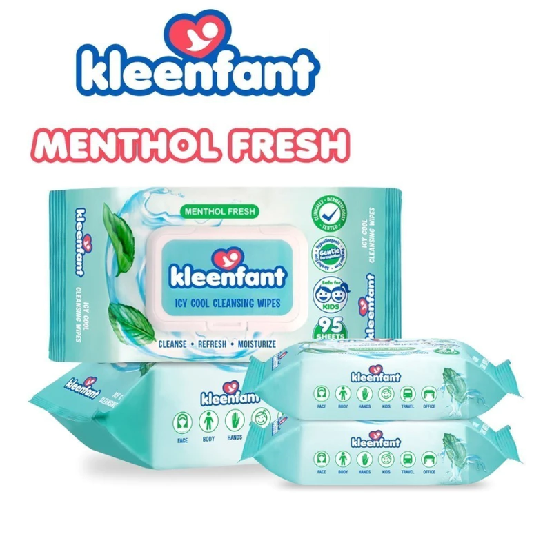 33% OFF Kleenfant Wipes Collection Wet Wipes Paraben Free Refreshing Antibacterial