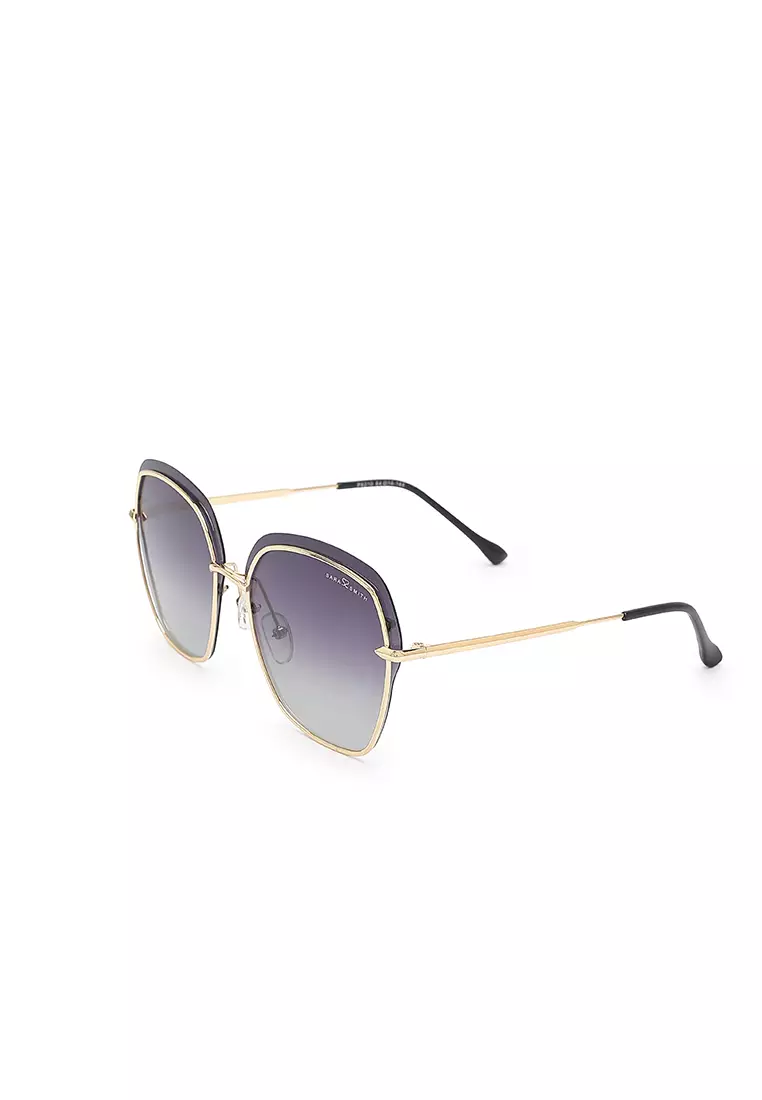 17% OFF Unisex Polarized Square Sunglasses - Gold / Grey