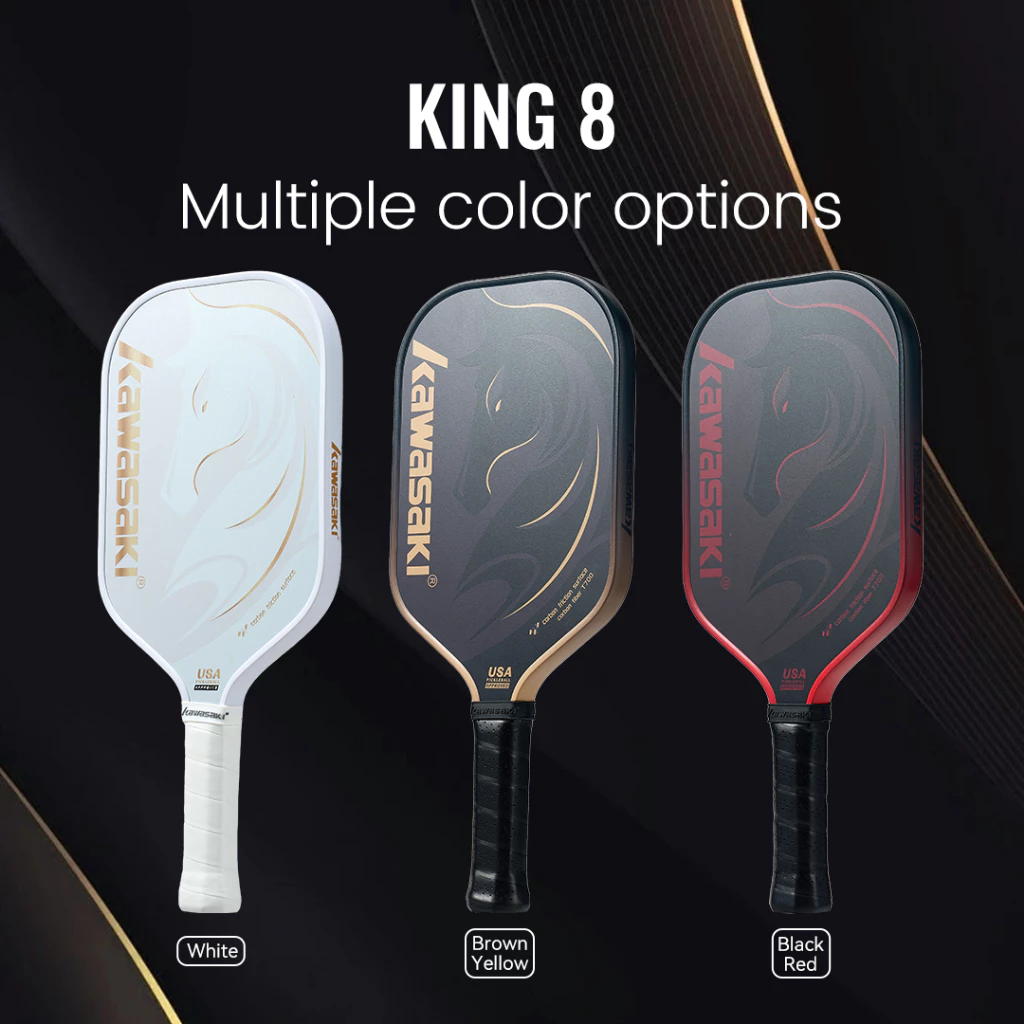 52% OFF Kawasaki 220g Pickleball Paddle Carbon Pickle Racquet KING 8 For Professional USA APPROVED