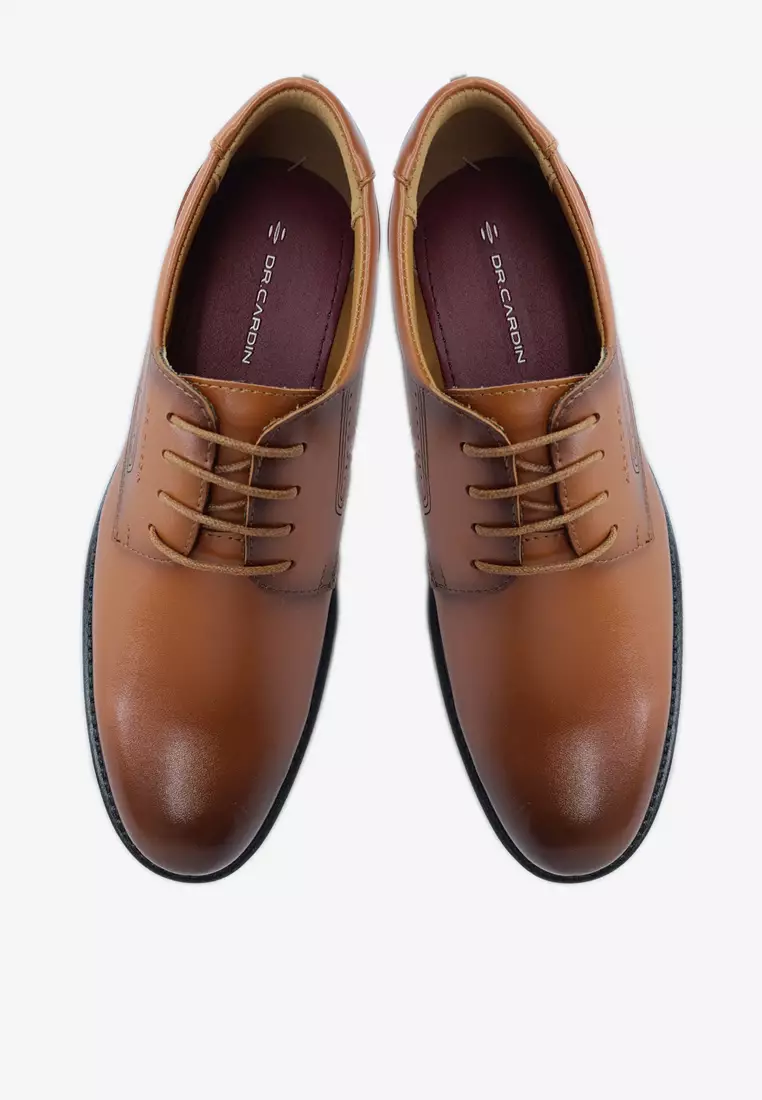 71% OFF Dr Cardin Men Faux Leather Formal Lace-Up Shoes PVB-6829