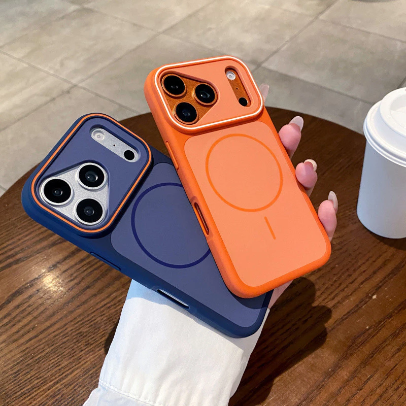 28% OFF Color collision PC magnetic hard case for iPhone 11 12 13 14 15 16 17 Pro Max Plus Minimally designed skin friendly matte magnetic