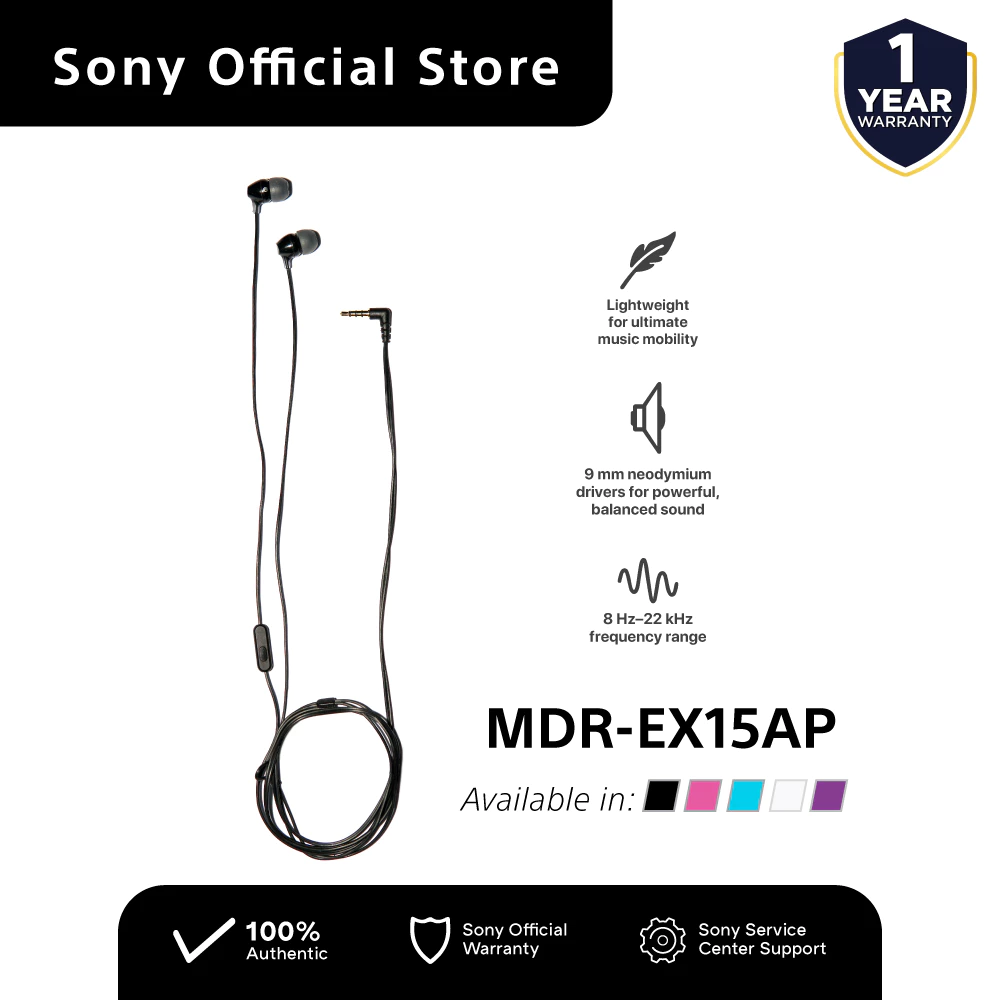 39% OFF Sony MDR-EX15AP In Ear Earphones