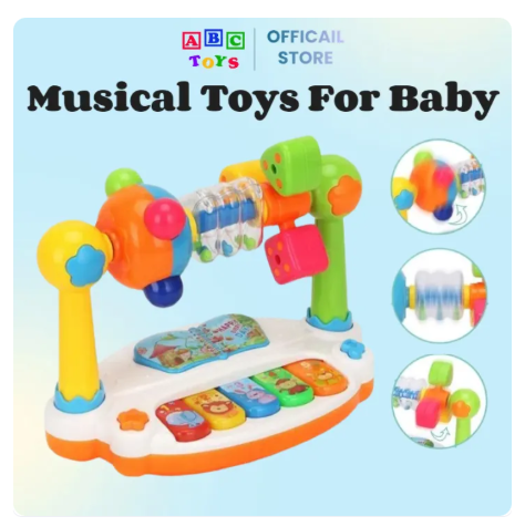 54% OFF ABCtoys Musical Toys For Baby Piano For Kids Musical Piano Toys Lights Early Educational Musical Toy