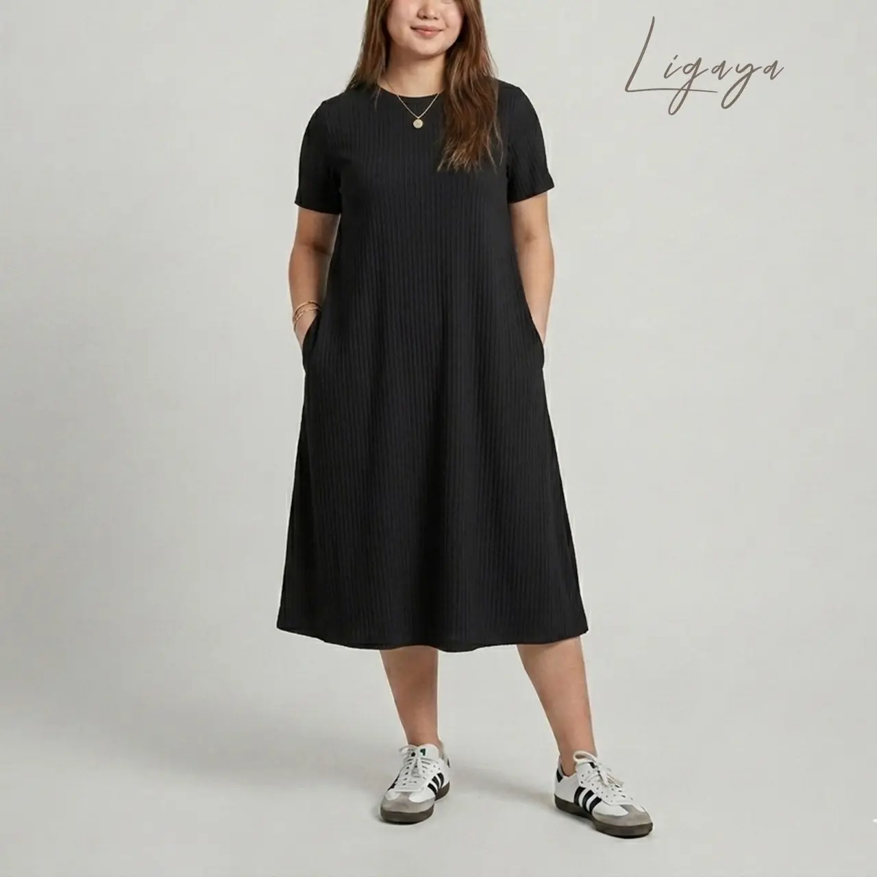 42% OFF LGY Selena MIDI Pocket Dress Casual Comfy Basic Fit Womenswear Summer A-Line  Midi Length Fit & Form Fit for Any Occasion #basicfit