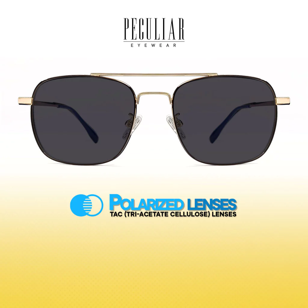 56% OFF Peculiar Ash Aviator Polarized TAC UV400 Anti-Rad Sunglass Replaceable Frames for Men Women