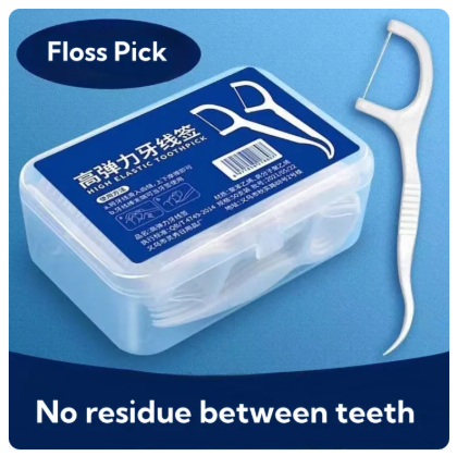 55% OFF 50Pcs/Box Disposable Stick Dental Stick Toothpicks Floss Flosser Picks Tooth Clean Oral Care