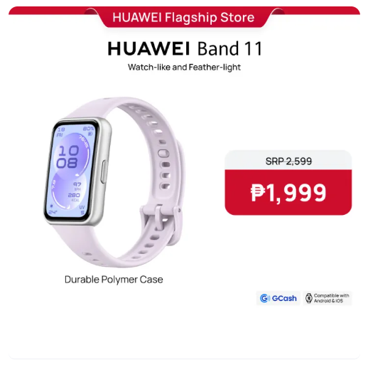 23% OFF HUAWEI Band 11 Series Smartwatch l 1.62″ AMOLED Display l Professional Health Management l 100+ Workout Modes