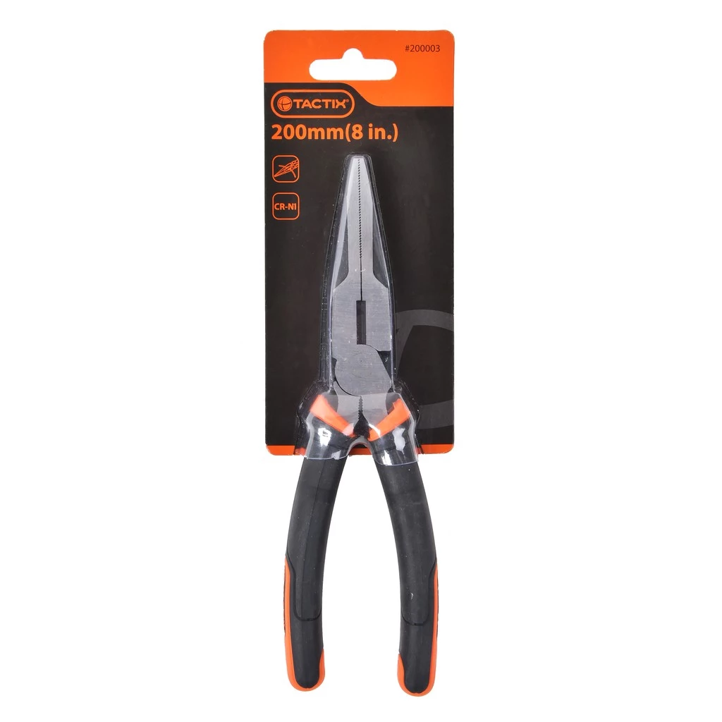 40% OFF TACTIX Long Nose Pliers 200mmBlack/Orange ME200003
