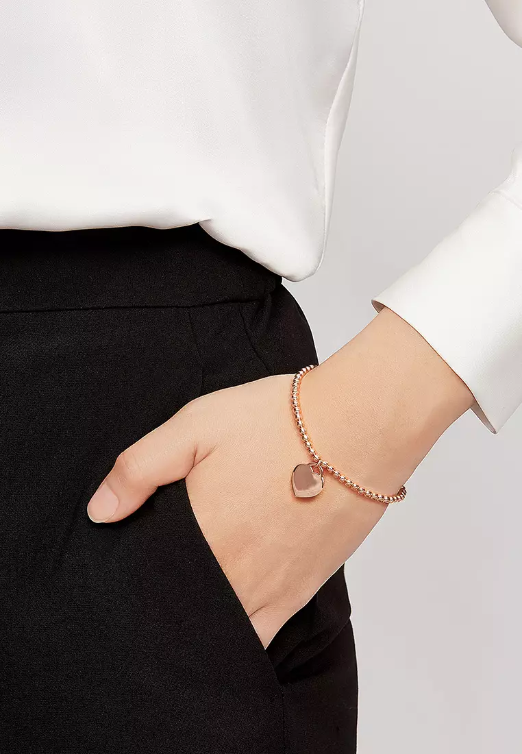 49% OFF HABIB 925 Silver Rose Bracelet CJ-7-BR1(R)