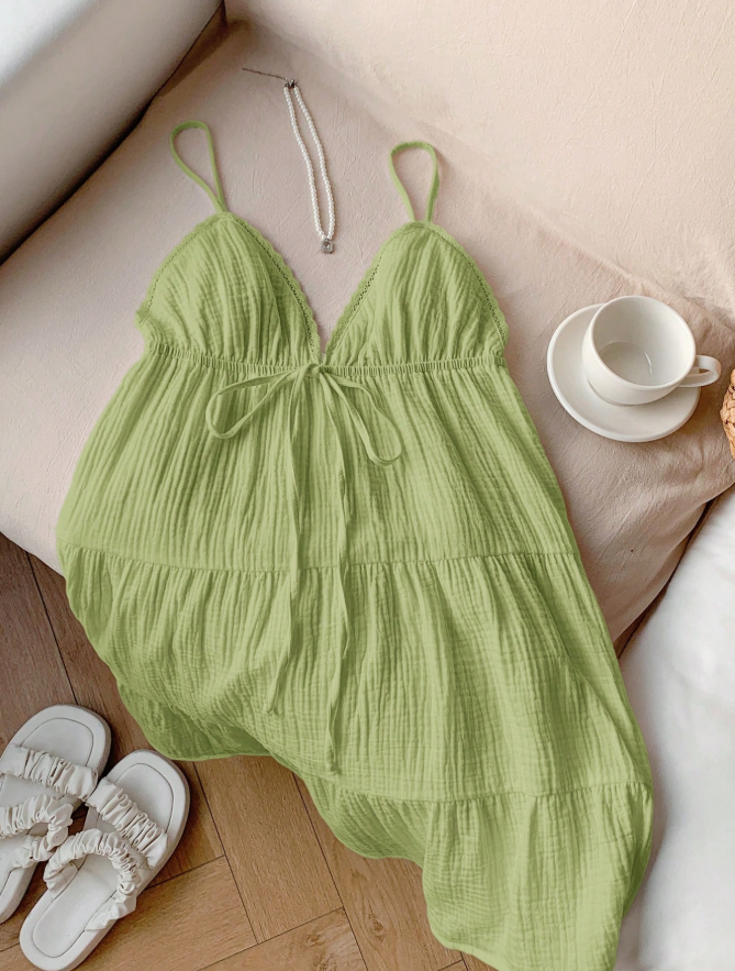 25% OFF Comfortcana Summer Casual Green Women Mini Dress ,Summer Dress Summer Co Ords Women Green Dress Summer