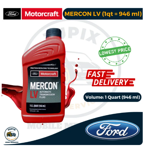 49% OFF Ford Motorcraft Mercon LV ATF (Automatic Transmission Fluid) 1 Quart = 946 ml