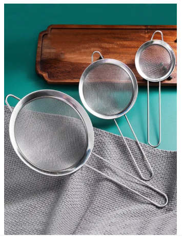 73% OFF AMW | Large Stainless Steel Strainer for Kitchen