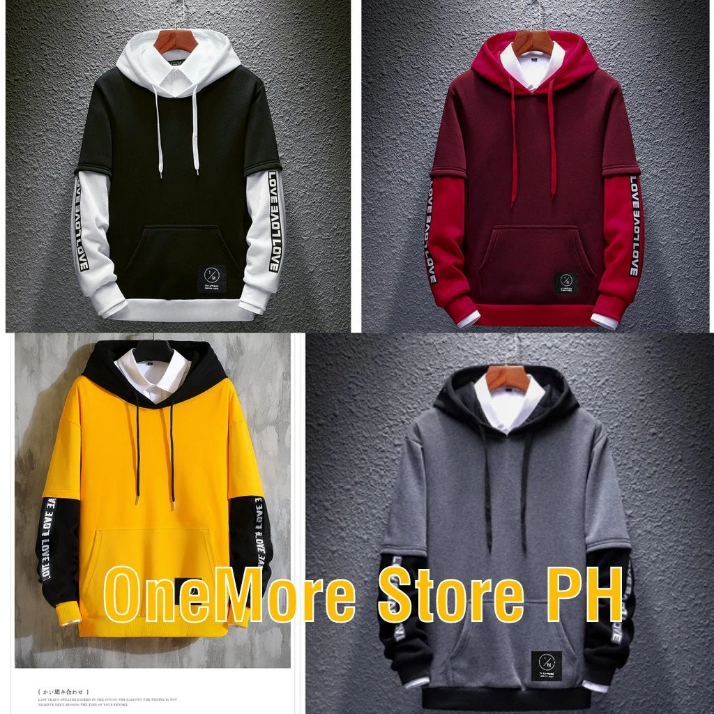 52% OFF OM Unisex Fashion Korean Japanese Style Cotton Hoodie Jacket LoveLoveLove Makapal