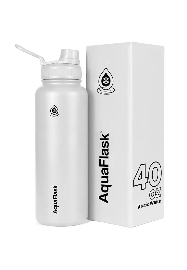 72% OFF 40oz Wide Mouth Water Bottle Artic White