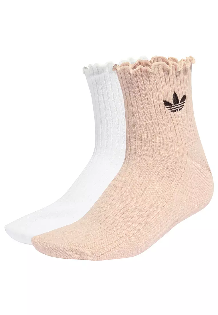 30% OFF ADIDAS Ruffle Quarter Socks