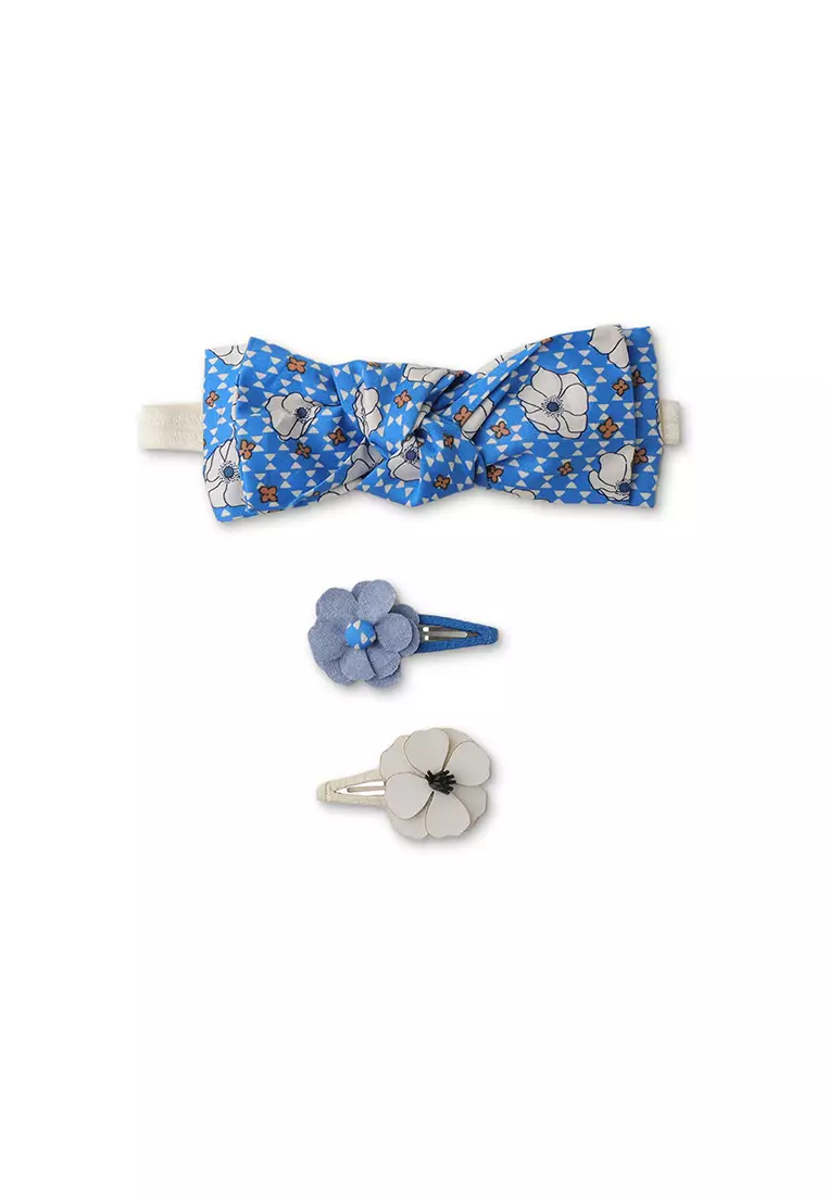 71% OFF Baby Girls Turban And Clip Set