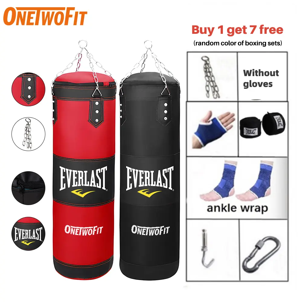 45% OFF OneTwoFit  Sandbag Punching Bag 120cm Hollow Heavy duty Training MMA With  Fitness Home Gym Fitness Workout Equipment boxing   wrap hand punching  bag tire  punching