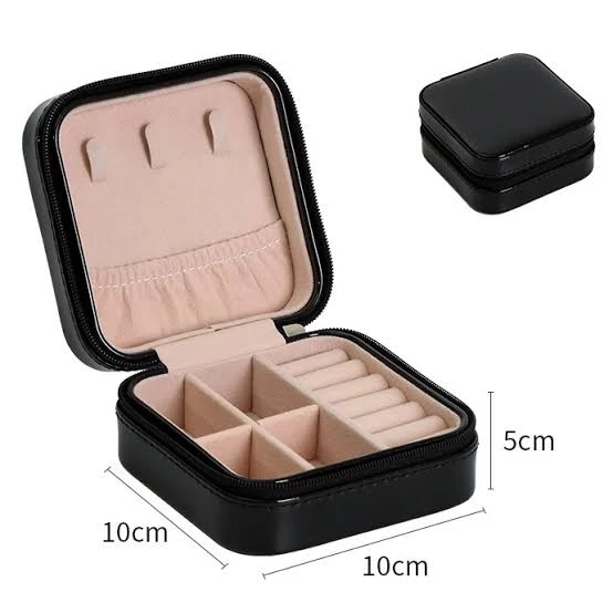 82% OFF European and American simple portable jewelry box travel jewelry storage bag bracelet earring