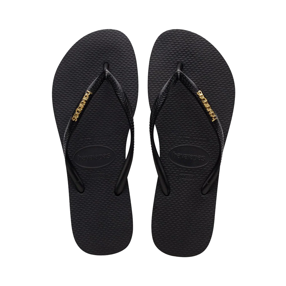 SAVE ₱419.70 Slim Logo Metallic Flip Flops
