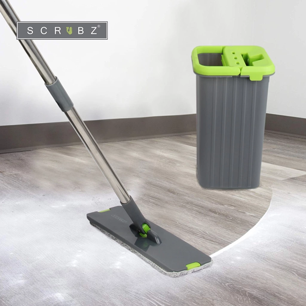 17% OFF SCRUBZ Stainless Steel Flat Mop 16.5x7x38.5cm
