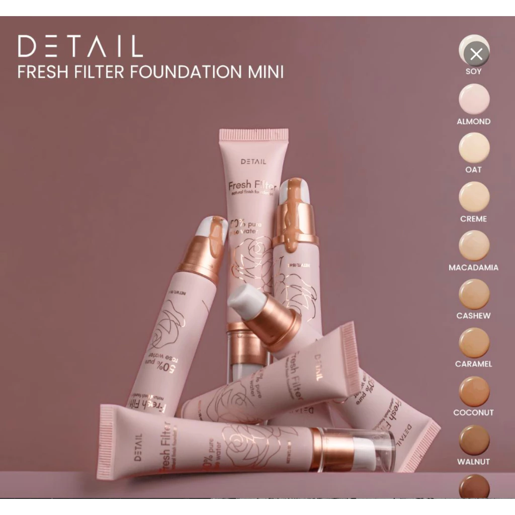 50% OFF DETAIL Fresh Filter Mini Foundation (Natural Finish Foundation)