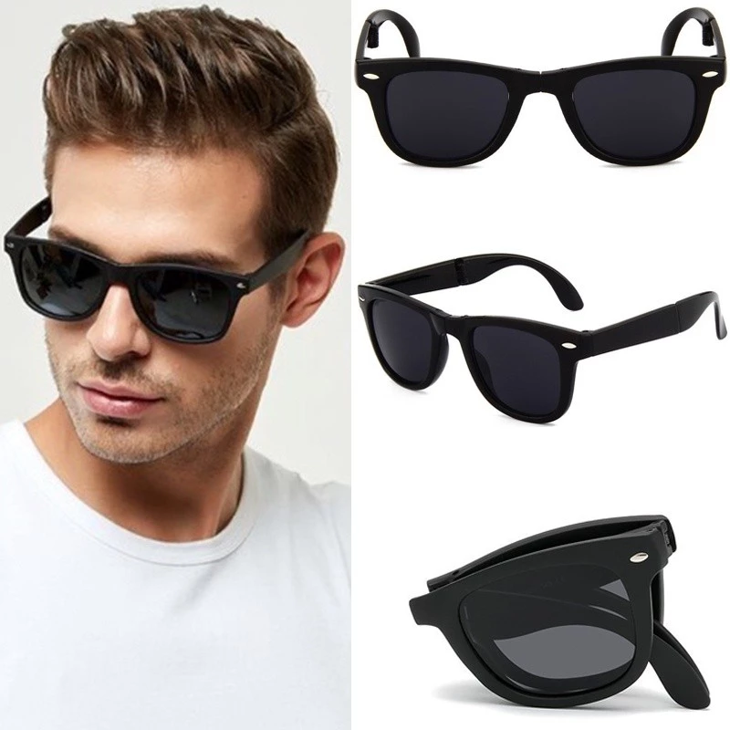 55% OFF LOYO Korean Unisex Fold Sunglasses Outdoor Driving Frame Eyeglass Retro Eyeglass For Men and Women