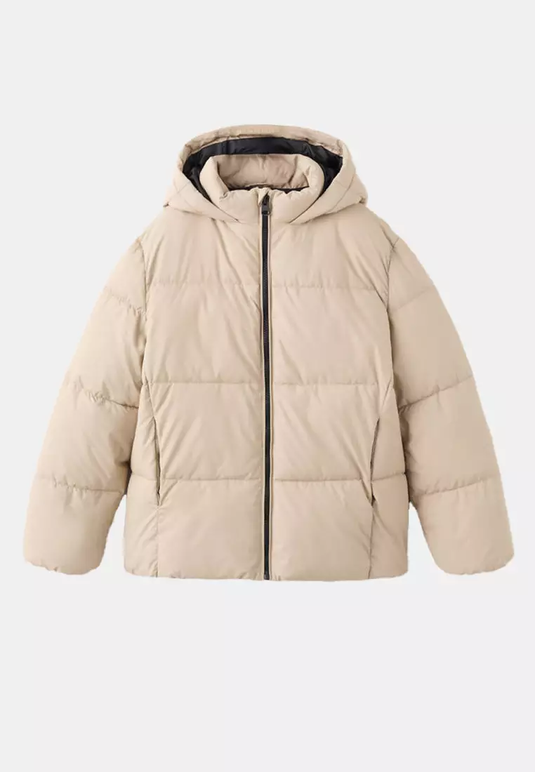 2% OFF Hooded Puffer Coat