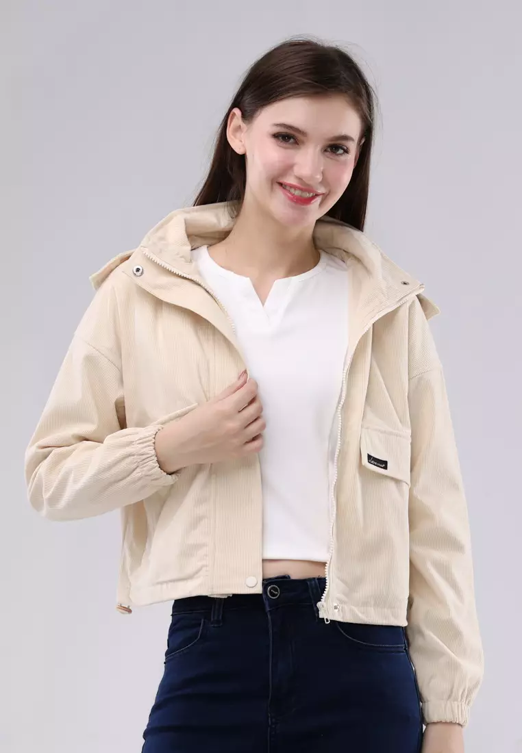 35% OFF Corduroy Long Sleeves Jacket