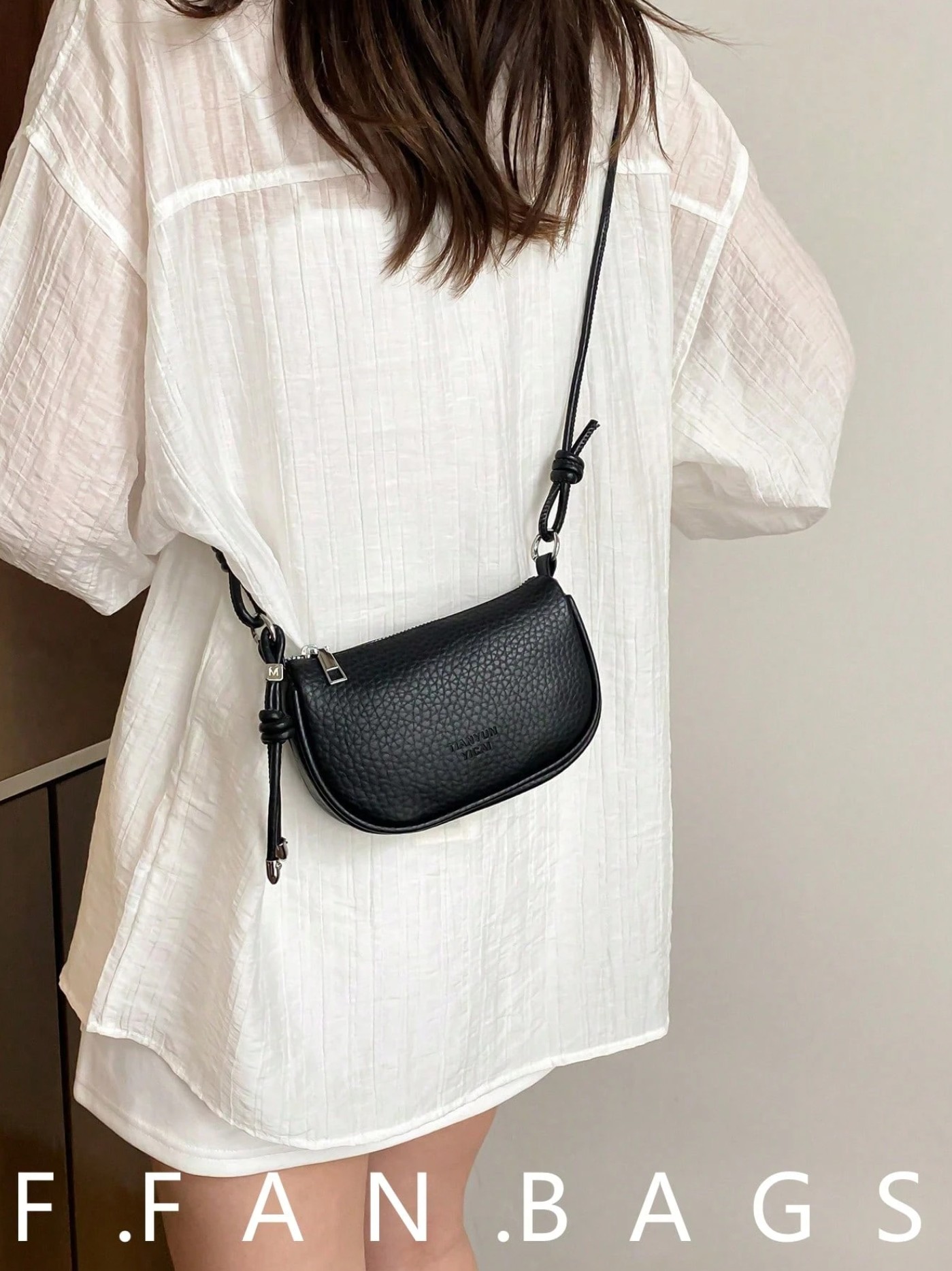 Litchi Grain Mini Handbag, Women's New Fashion Compact Daily Crossbody Bag, Small Purse