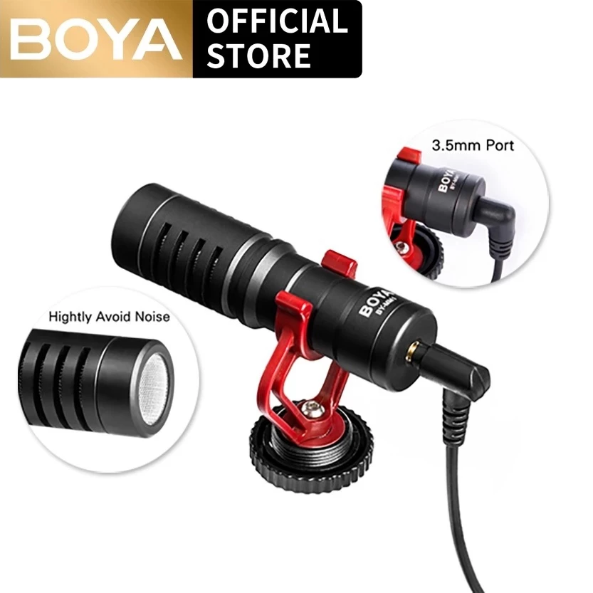 53% OFF BOYA BY-MM1 Condenser Microphone Podcast Microphone 3.5mm Mic for Live Streaming Phone DSLR
