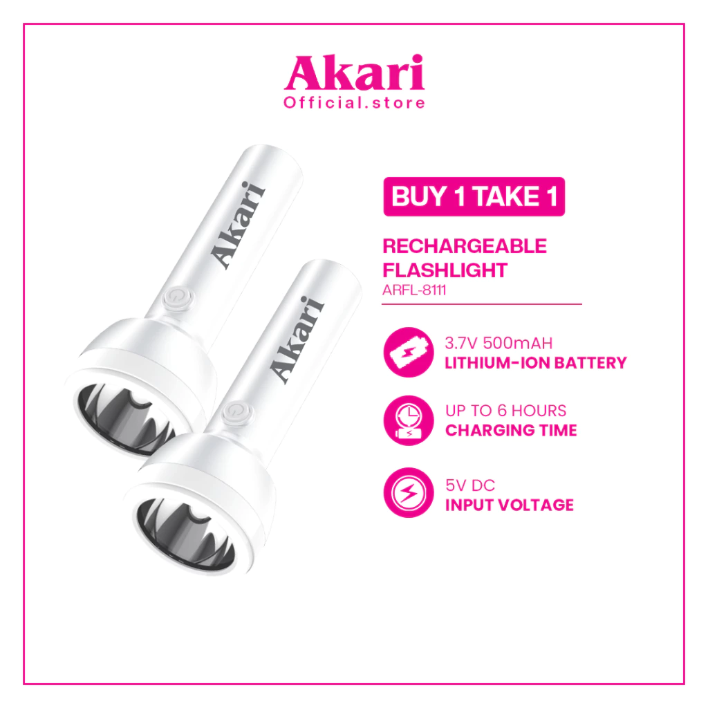 76% OFF Akari BUY 1 TAKE 1 Rechargeable Handy Light (ARFL-8111)