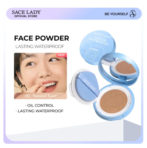 53% OFF SACE LADY BB Cushion Waterproof Lightweight SPF50+++ Flawless Matte Natural Foundation Face Base Makeup With Sponge