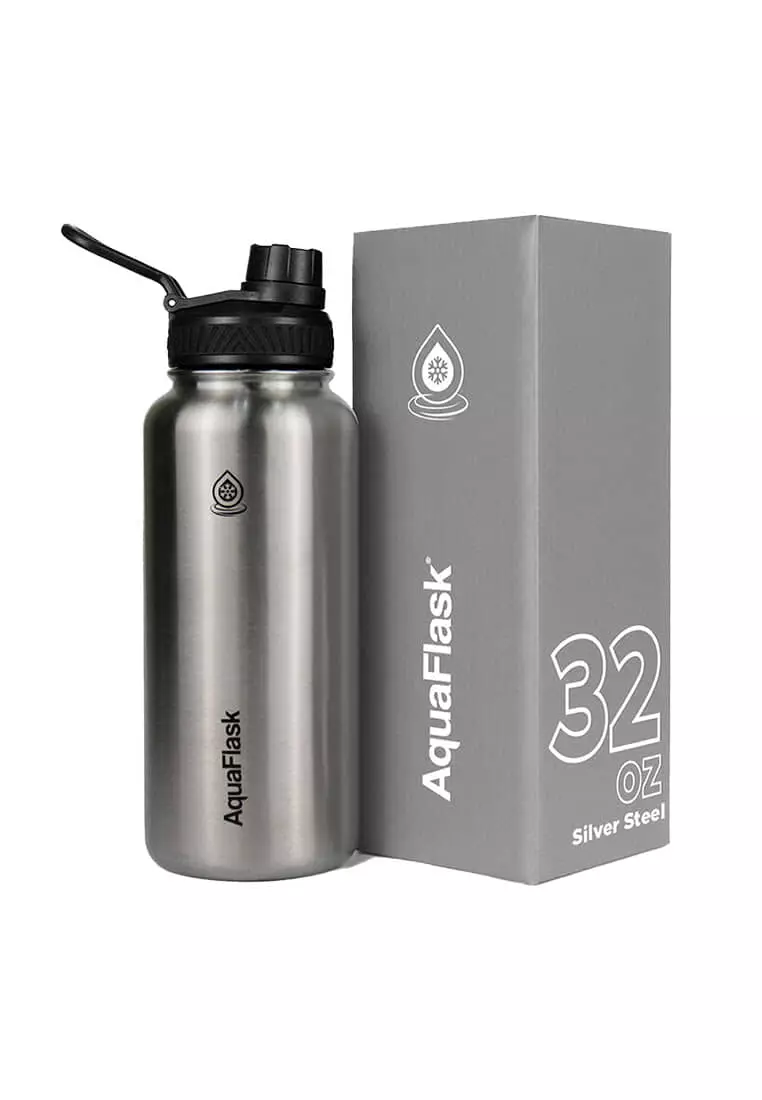 71% OFF 2oz Wide Mouth Water Bottle Silver Steel