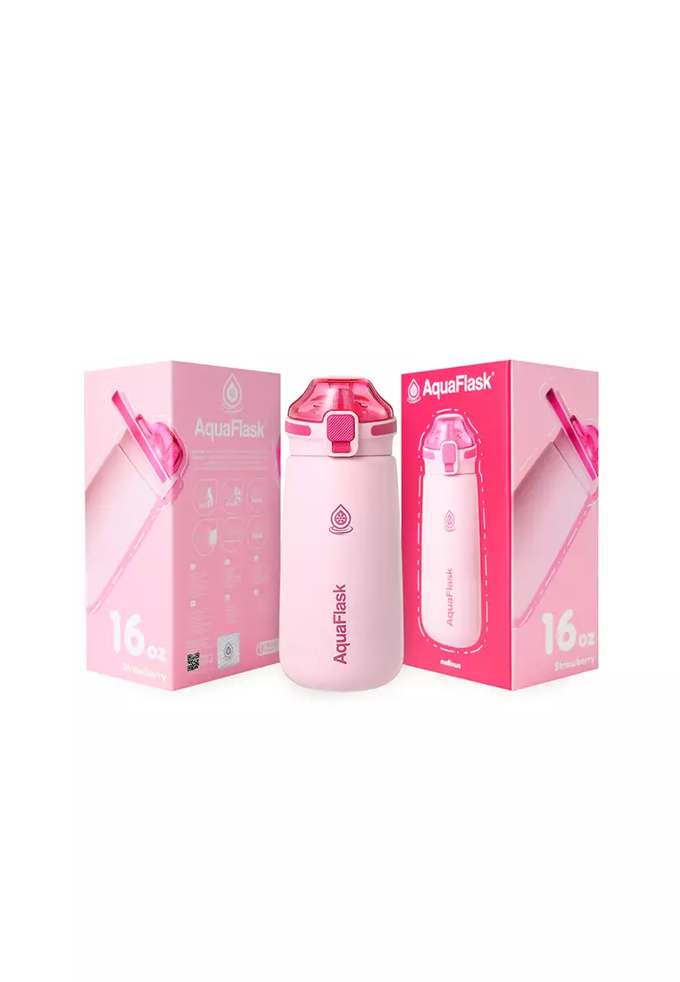 74% OFF Aquaflask 16oz Strawberry V2 Mallows Kids Collection