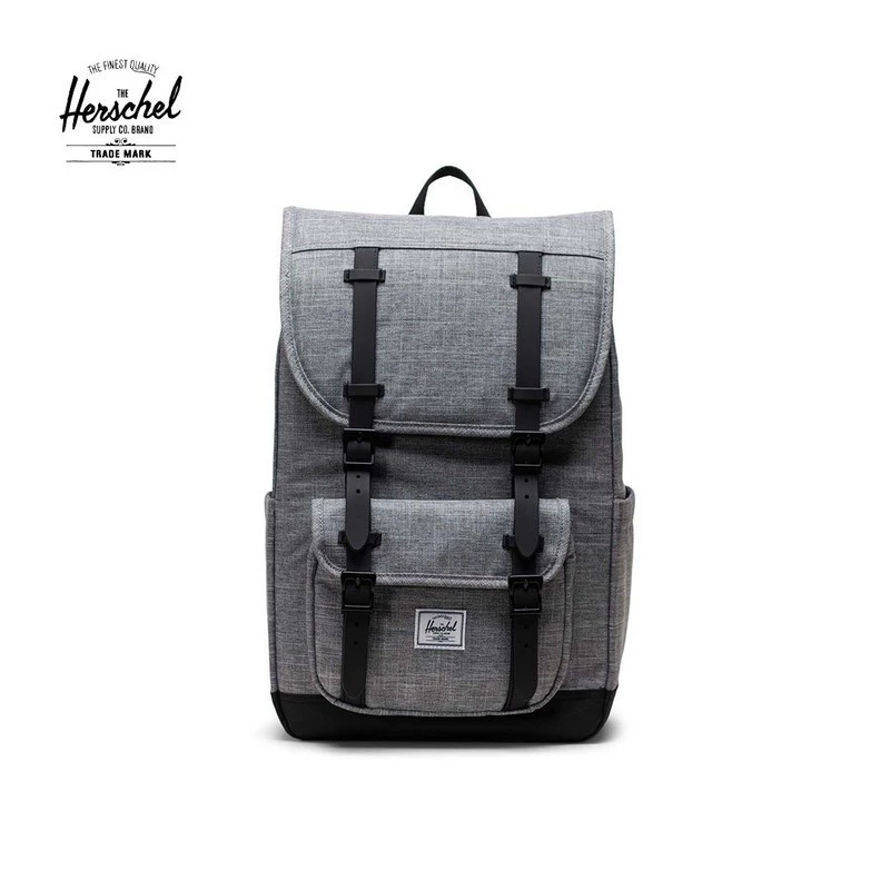 32% OFF Herschel Little America Mid-Volume Backpack Raven Crosshatch Us 21L