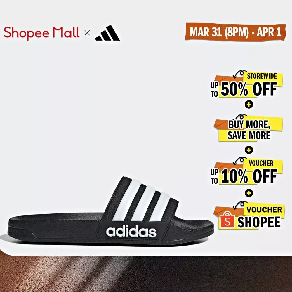 5% OFF adidas Swimming & Lifestyle Adilette Shower Slides Unisex Black GZ5922