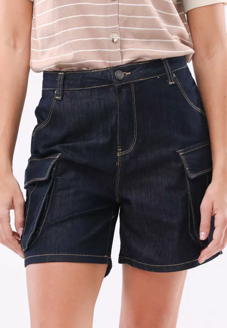 57% OFF Cargo Mom Shorts