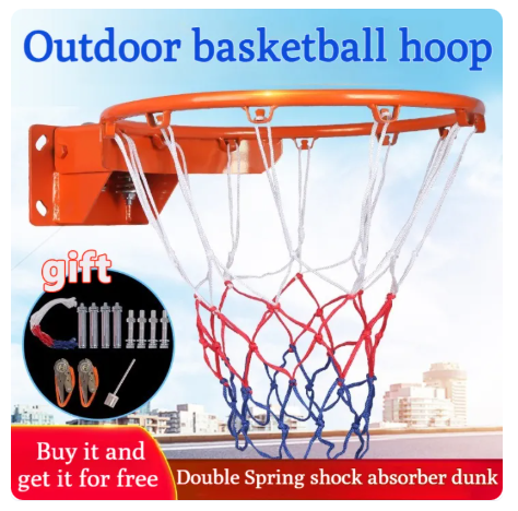 60% OFF Heavy Duty Basketball Hoop Basketball Ring 14/18inch International Standard Indoor And Outdoor Sport