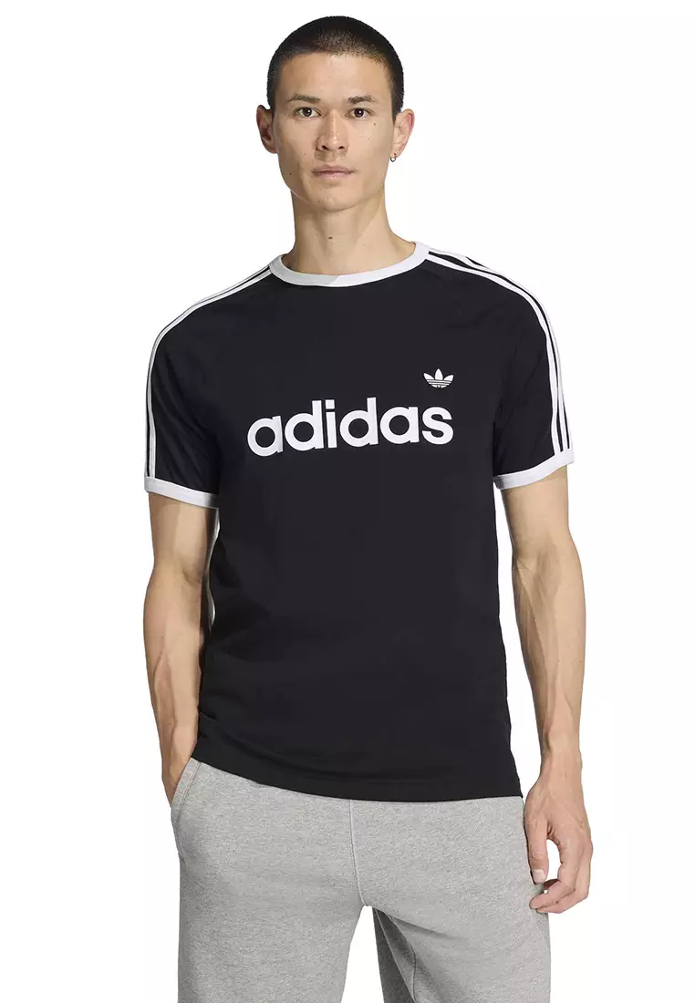 25% OFF ADIDAS 3-Stripes Slim Ringer T-Shirt