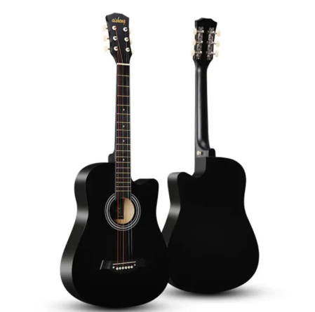 60% OFF 38 Inch Beginners Practice Students Guitar Acoustic Guitar for Beginner with Accessories