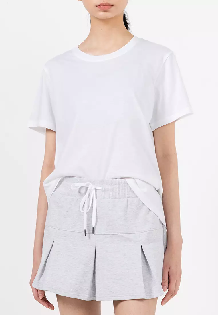 18% OFF Simple Branded Short Sleeve Tee