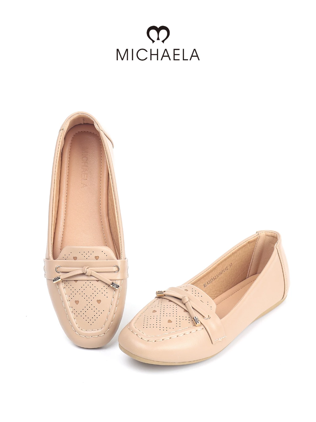 SAVE ₱620.00 MICHAELA Chic Comfy Loafers Classic Square Toe Flat Shoes for Office College Travel SH6527008 CX