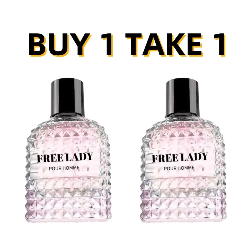 65% OFF 1/2Pcs Brave Man Free Lady Pour Homme Charming Perfume Body Mist Fragrance 100ml