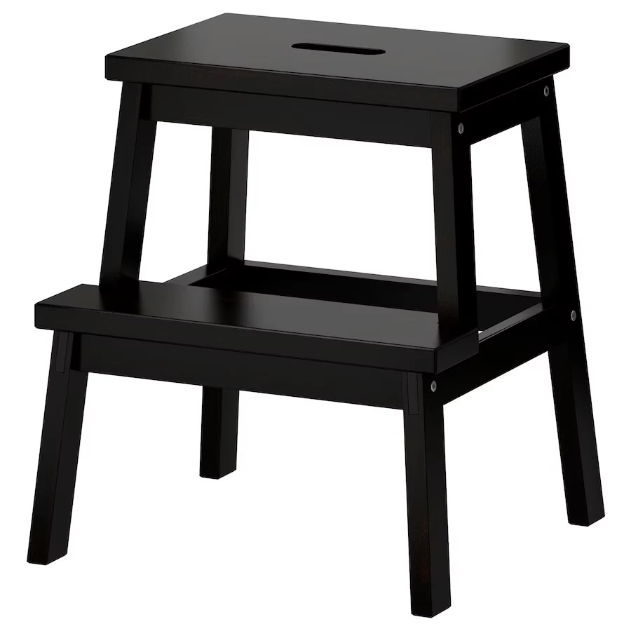 38% OFF Qoncept Furniture Solid Wood 2 Step Ladder Stool Aesthetic Kids Chair Ladder