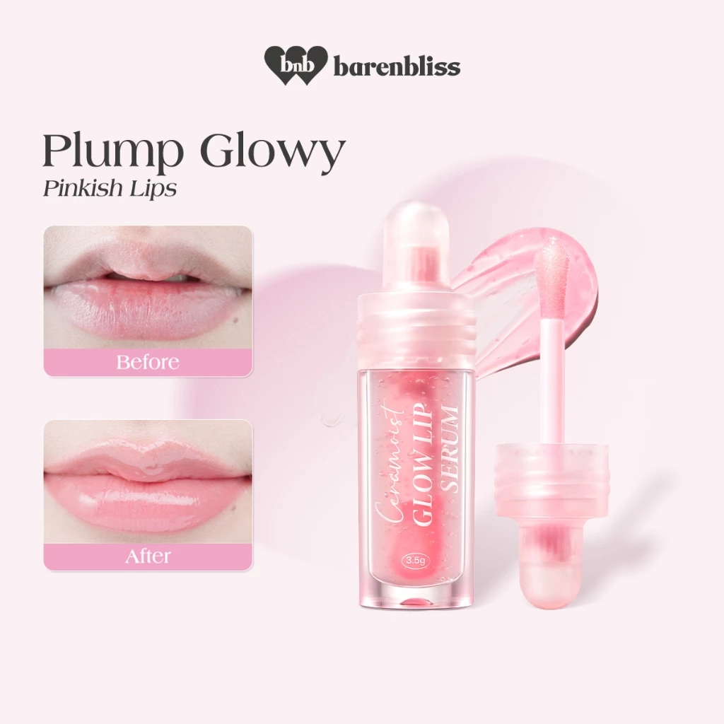 50% OFF barenbliss BNB Ceramoist Glow Lip Serum 3-in-1 Lip Care | Long Lasting Moisturizing Lip Serum